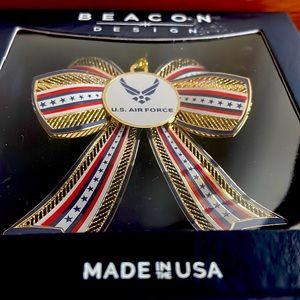 NWT Beacon Design Air Force Ornament